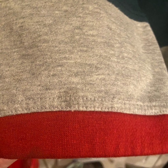 Navy and Gray Colorblock Women's Quarter-Zip Sweatshirt - Picture 8 of 8